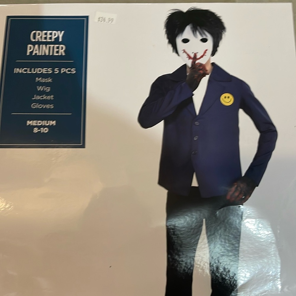 Creepy Painter Children’s Costume! New!
